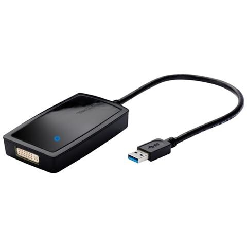 USB 3.0 SuperSpeed Multi Video, USB A, DVI-I, Maschio / femmina, USB, DVI-I, VGA, Nero, 2048 x 1152 Pixel - Foto 8